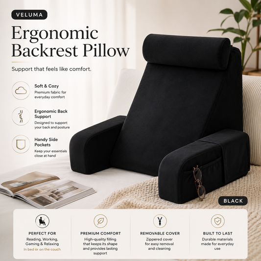 Veluma Ergonomic Backrest Pillow
