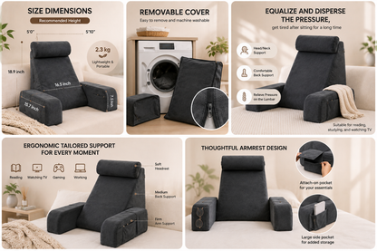 Veluma Ergonomic Backrest Pillow